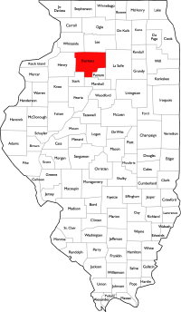 Bureau County Map